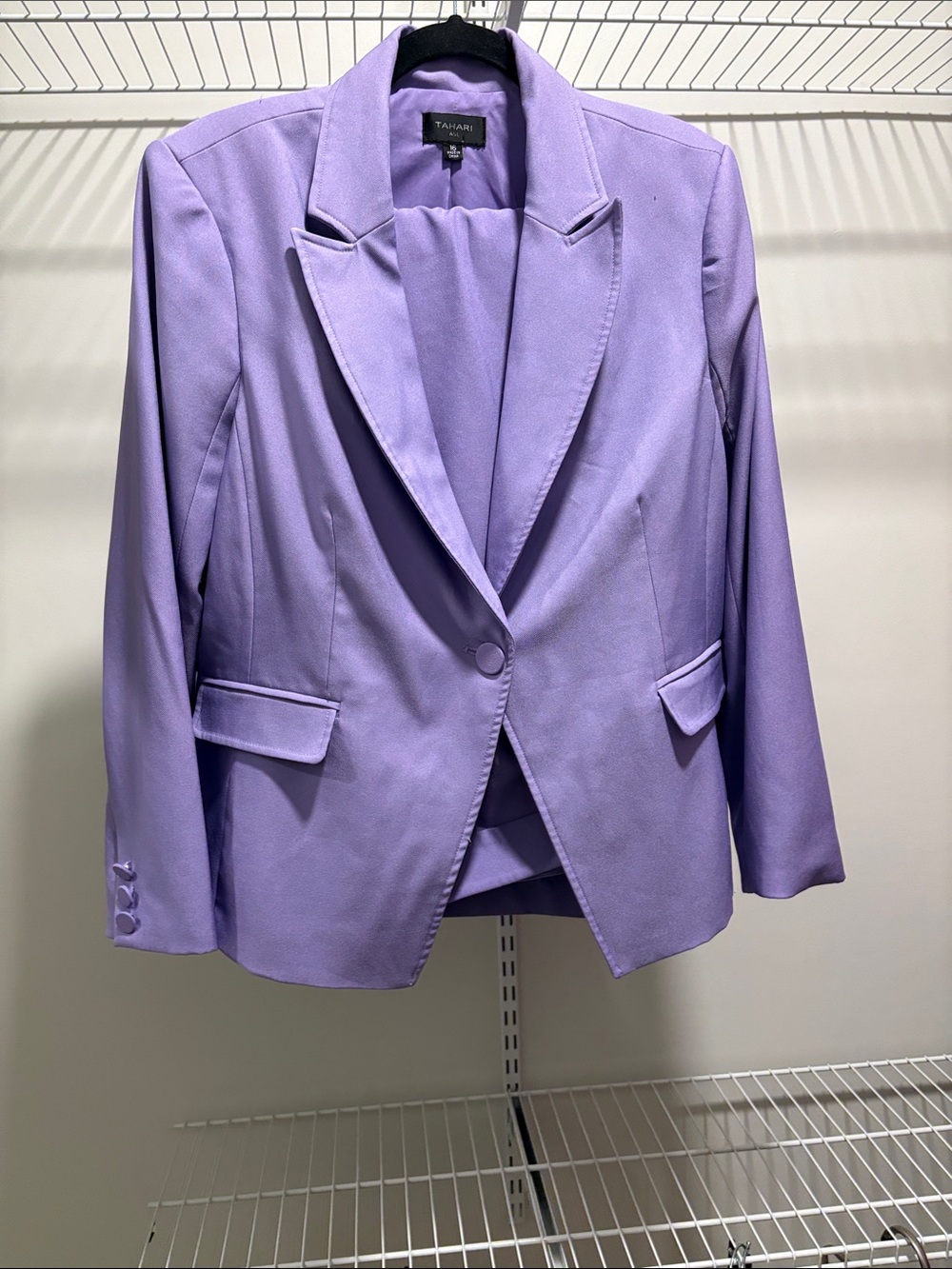 Tahari Lilac Suit